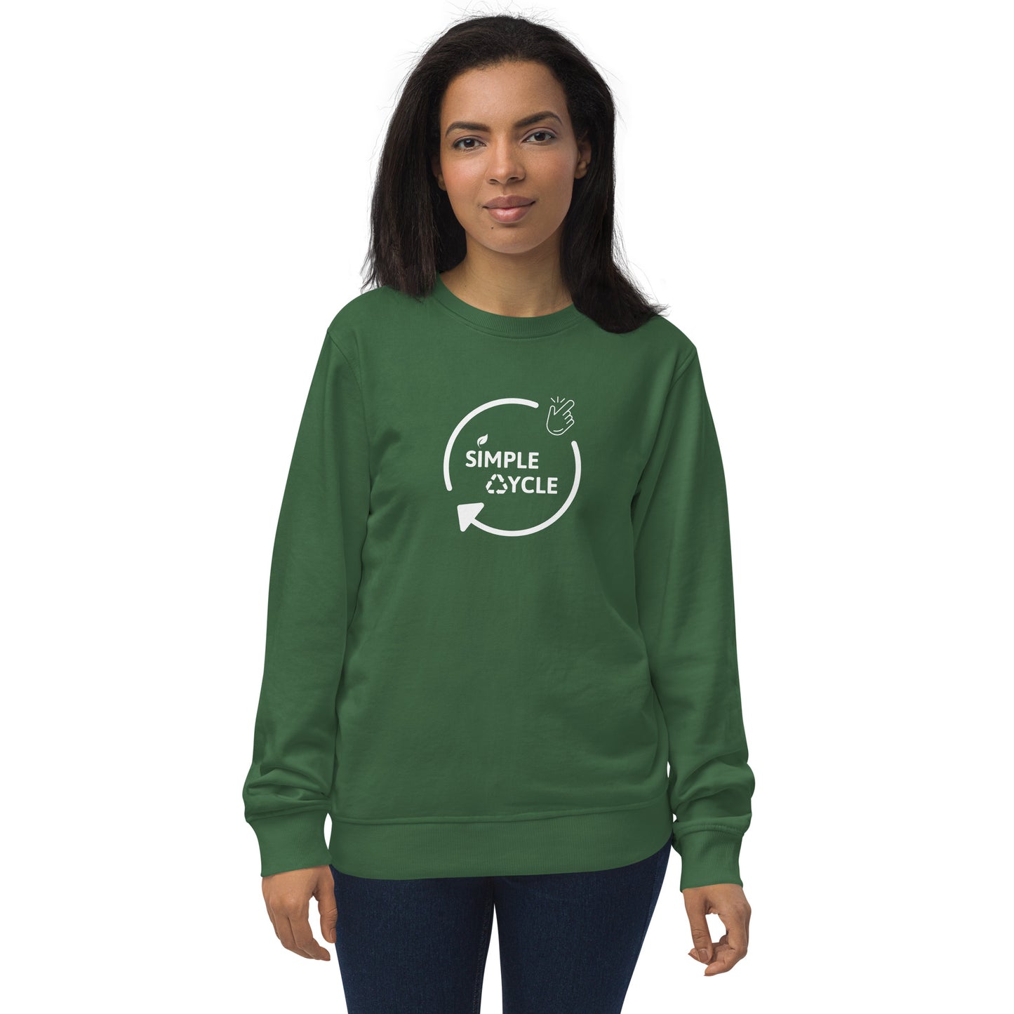 SimpleCycle Branded Unisex Organic Sweatshirt