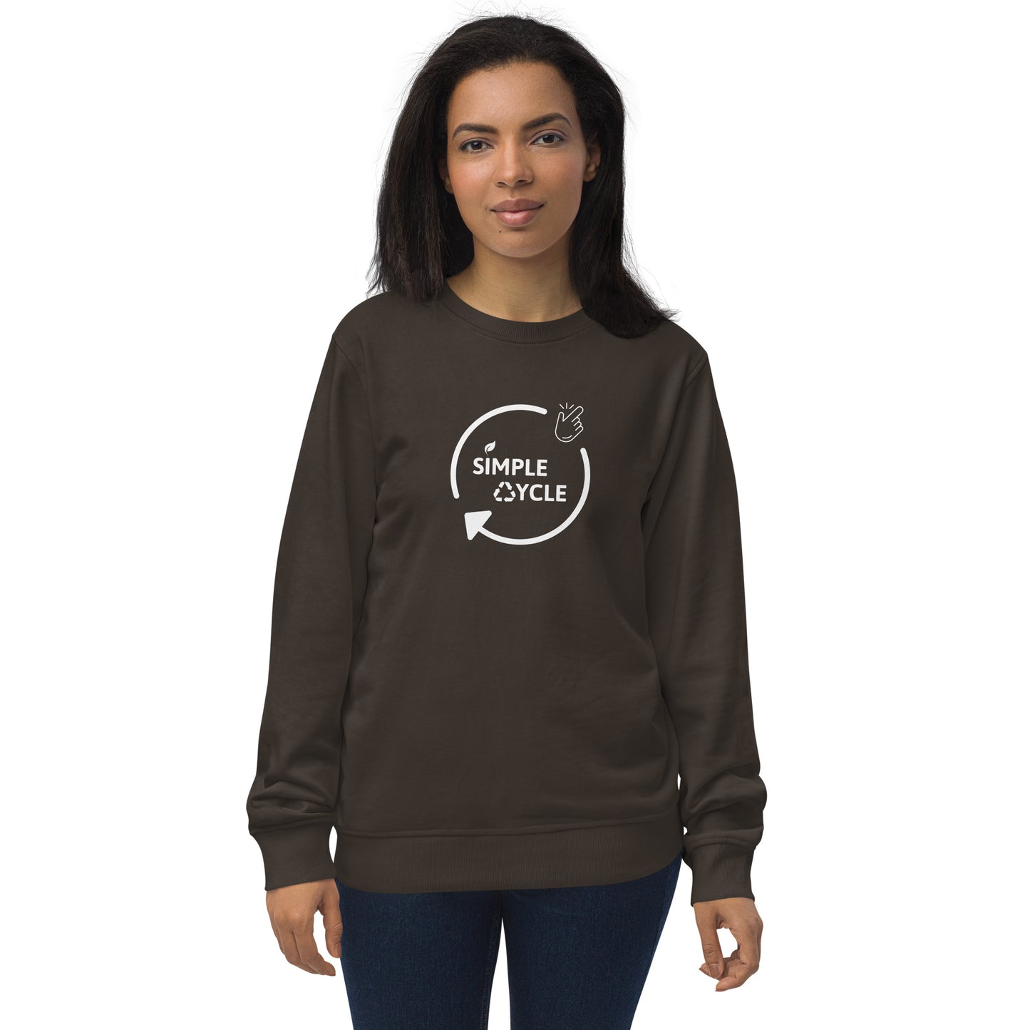 SimpleCycle Branded Unisex Organic Sweatshirt