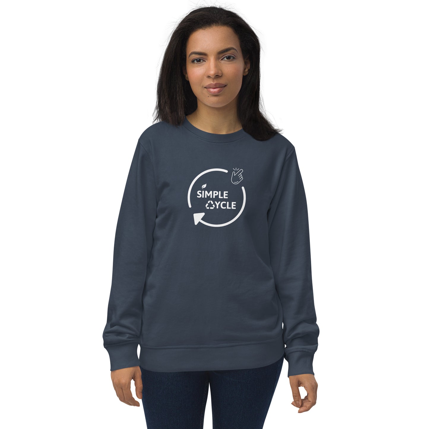 SimpleCycle Branded Unisex Organic Sweatshirt