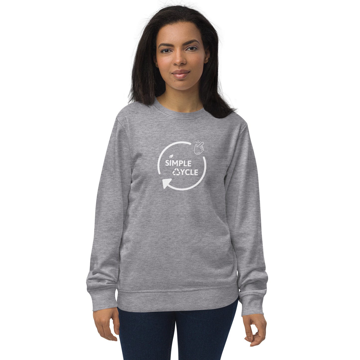 SimpleCycle Branded Unisex Organic Sweatshirt