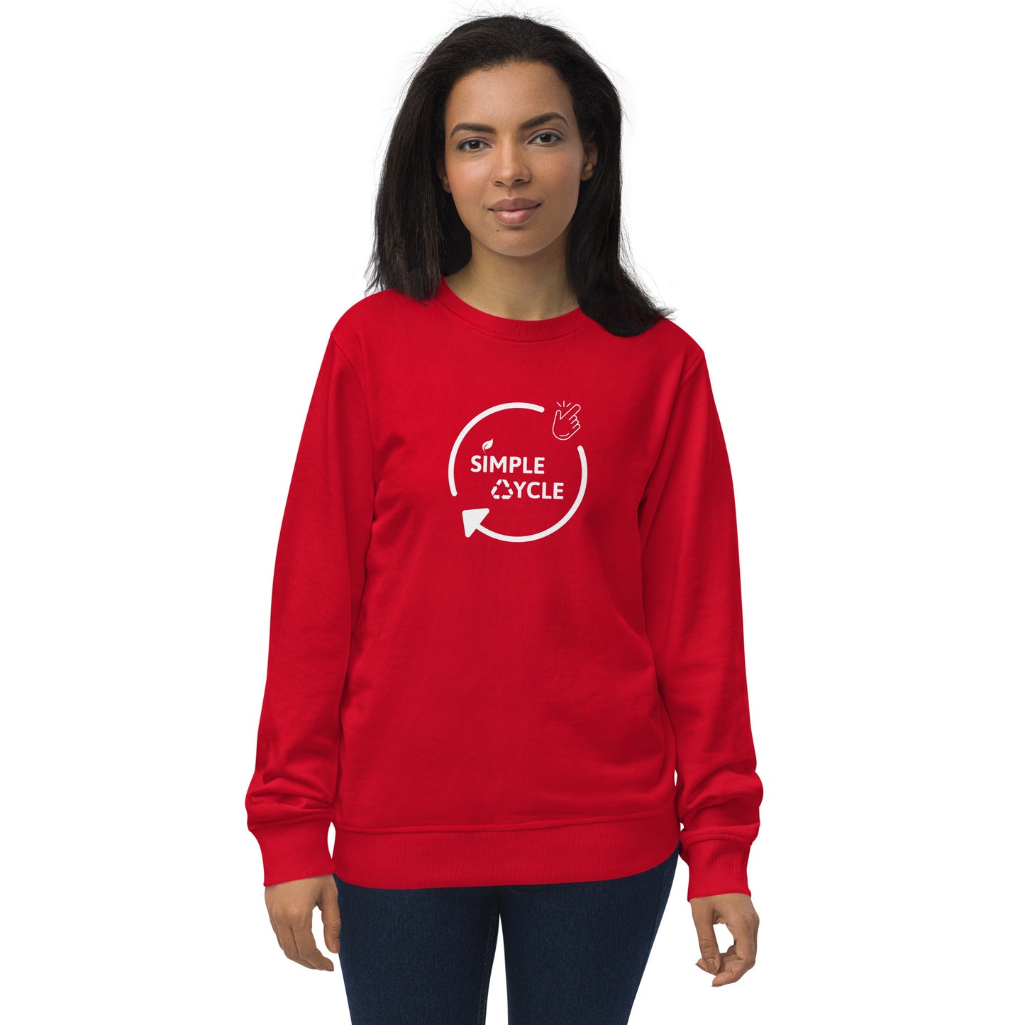 SimpleCycle Branded Unisex Organic Sweatshirt