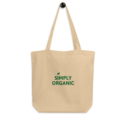 Simply Organic Eco Tote Bag tan