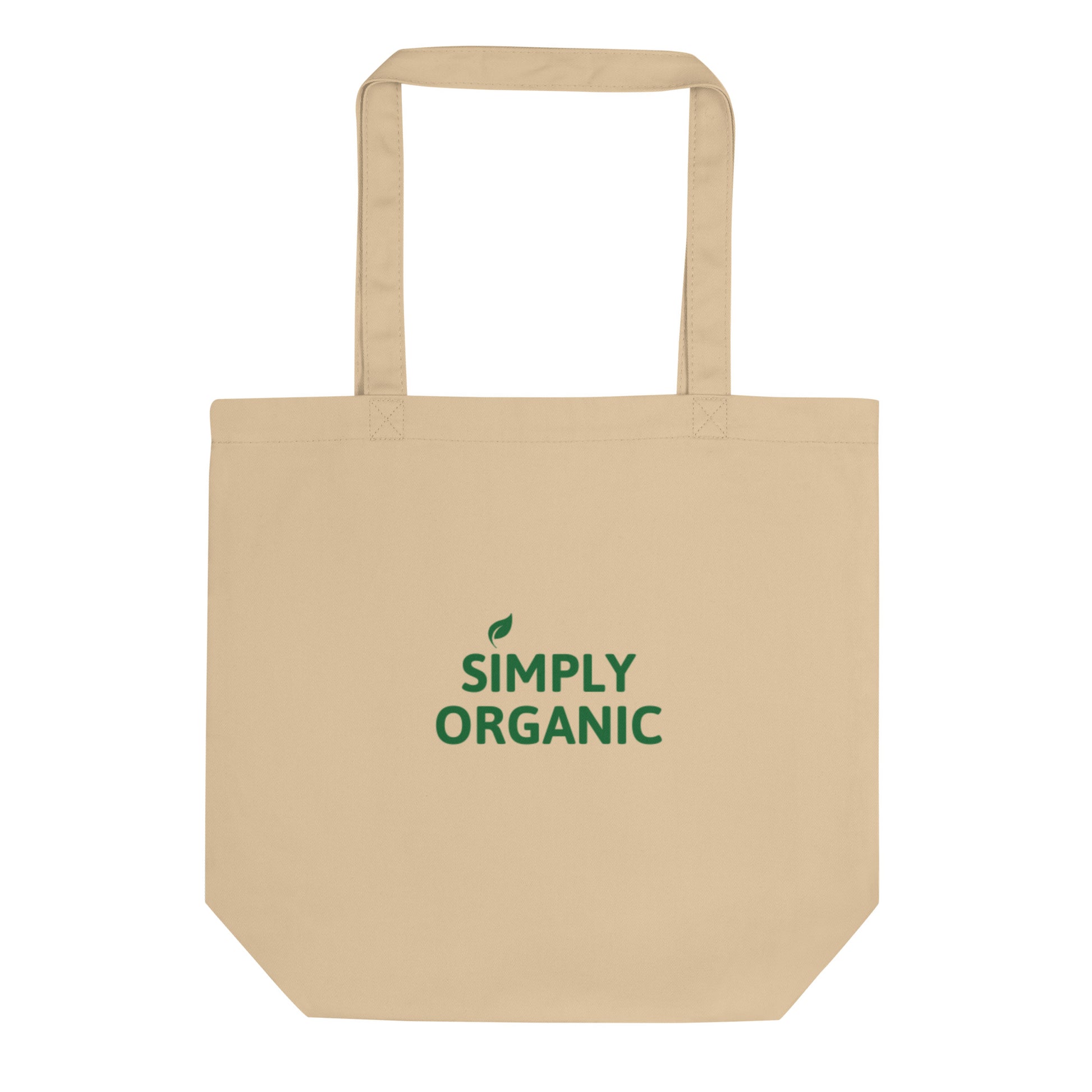 Simply Organic Eco Tote Bag tan