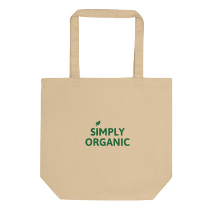 Simply Organic Eco Tote Bag tan