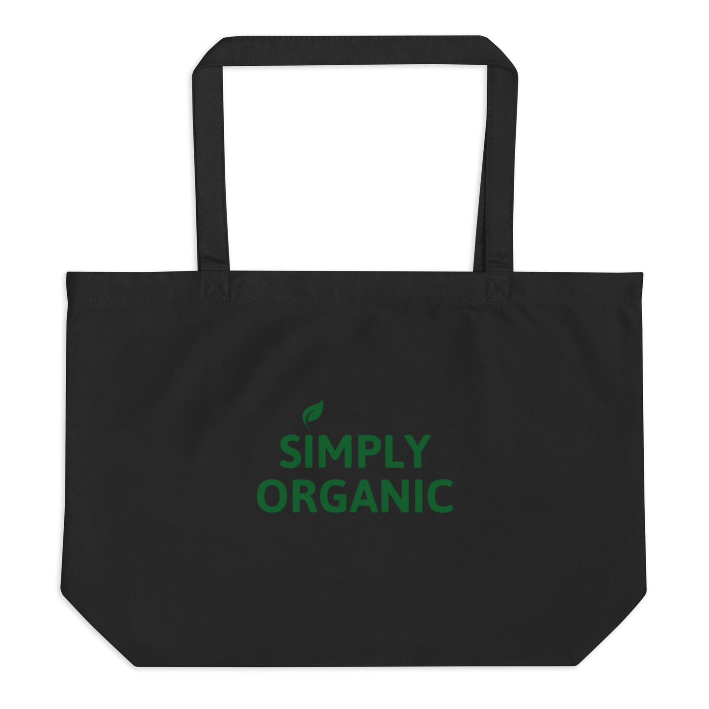 Simply Organic Large Tote Bag black