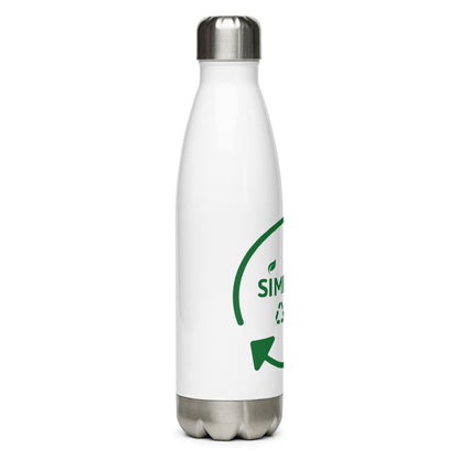 SimpleCycle Stainless Steel Water Bottle side view