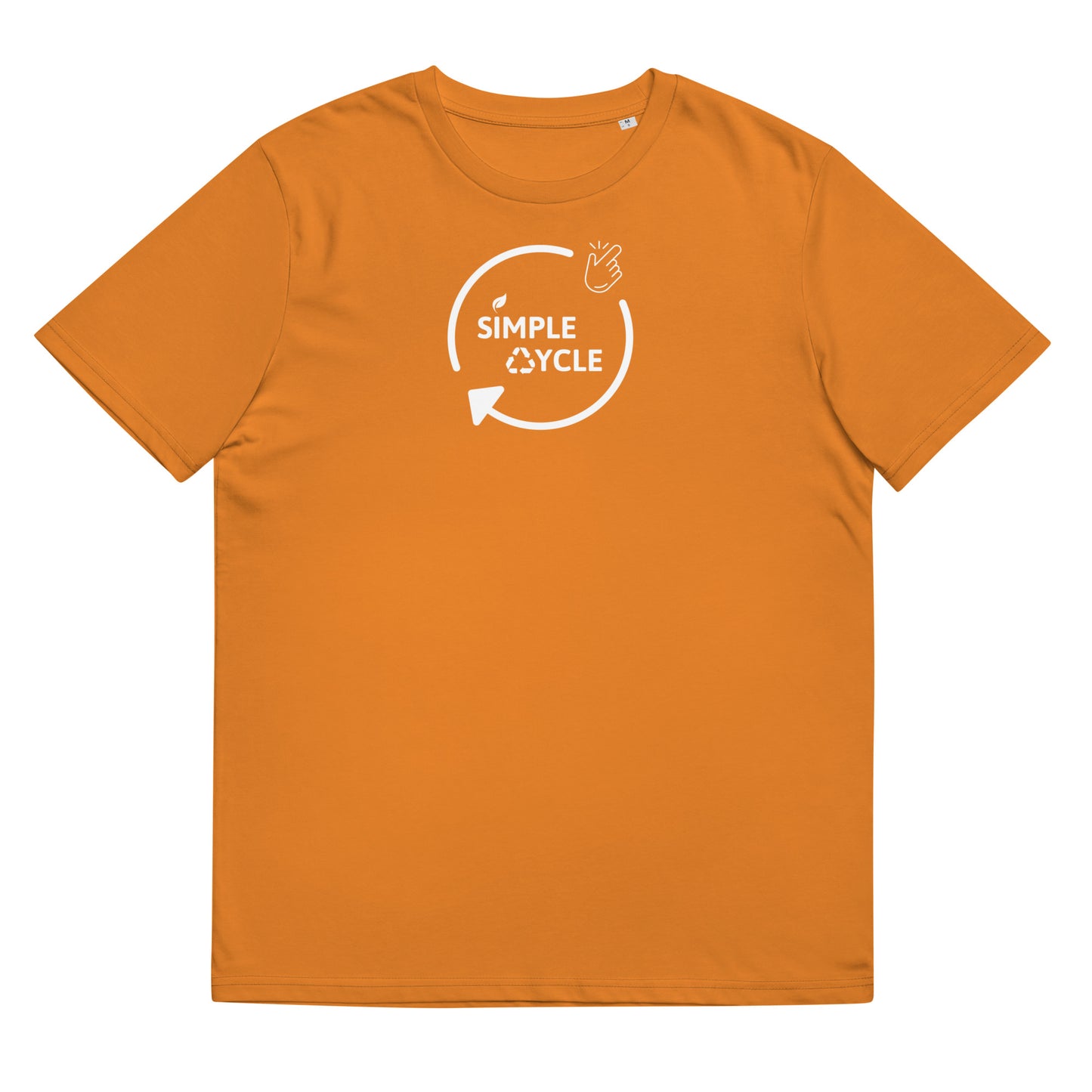 SimpleCycle Unisex Organic Cotton T-Shirt orange