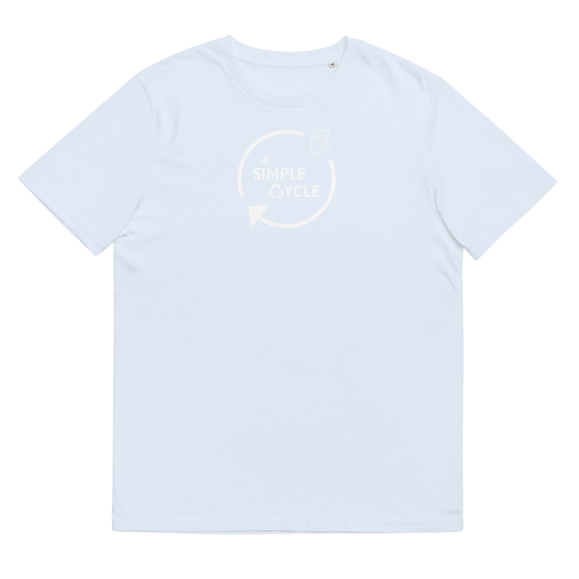 SimpleCycle Unisex Organic Cotton T-Shirt serene blue