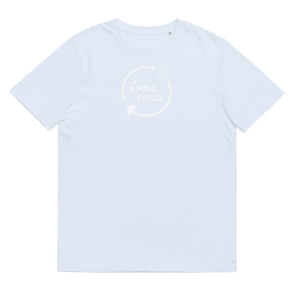SimpleCycle Unisex Organic Cotton T-Shirt serene blue
