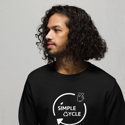 SimpleCycle Branded Unisex Organic Sweatshirt
